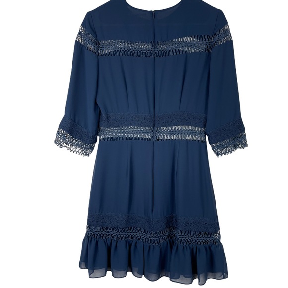 14) TULAROSA Asher deep indigo dress sz S! - Picture 2 of 6